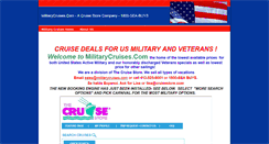 Desktop Screenshot of militarycruises.com